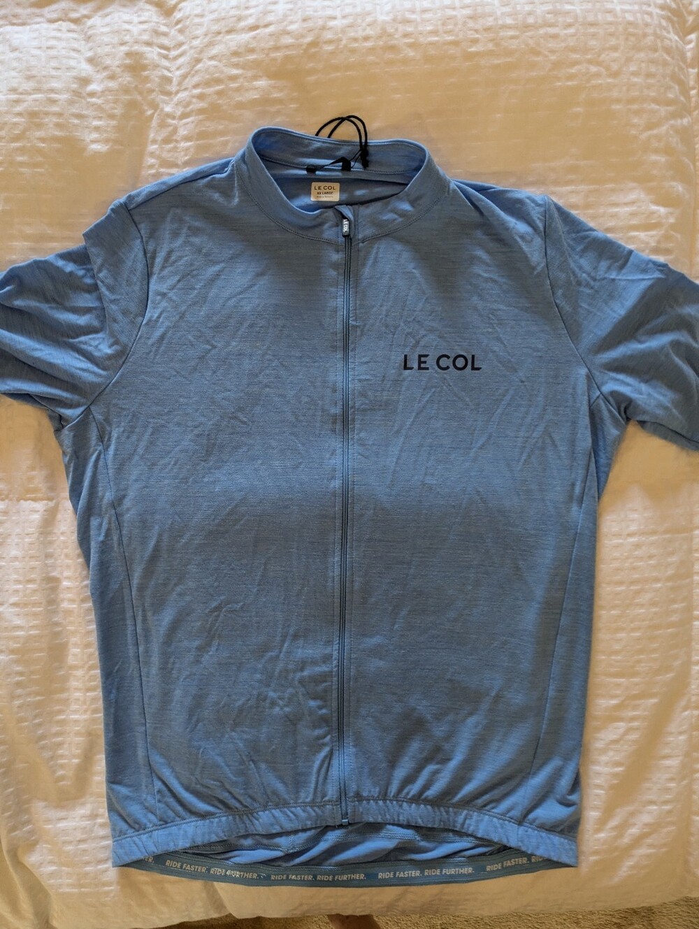 Le Col Men’s ARC Merino Jersey Powder Blue XXL NWT